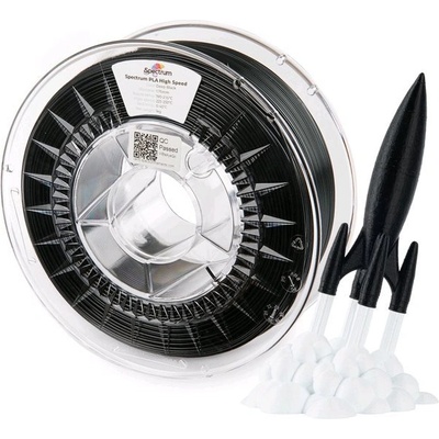 Spectrum 81071 3D филамент, PLA High Speed, 1, 75mm, 1000g, тъмночерно (81071)
