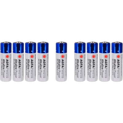 Батерии AGFA PHOTO алкaлни LR06 AA 1.5V (9бр) - Код W4219 (W4219)