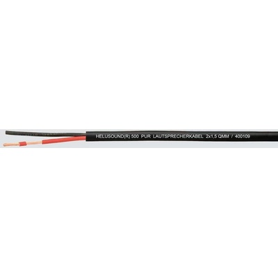 Helu 400110 reproduktorový kabel 2 x 2.5 mm² černá, červená 100 m