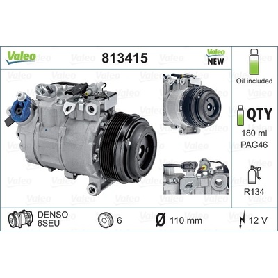 VALEO Kompresor klimatizace VA 813415