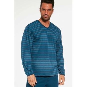 Cornette Various 139/37 pánské pyžamo dlouhé tm.tyrkysové