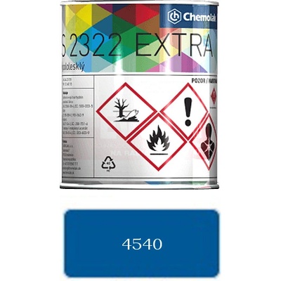 Chemolak S 2321 4540 modrá 4 kg