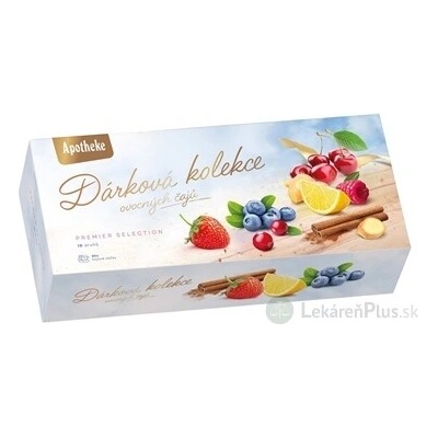 APOTHEKE KOLEKCIA Darčeková bylinné a pravé čaje v nálevových vreckách 10 druhov 90 ks