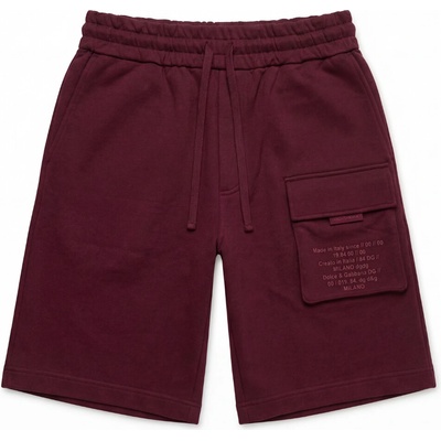 DOLCE & GABBANA Exclusive Burgundy kraťasy