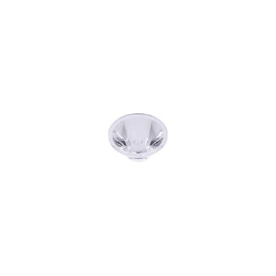 Čočka LED kulatý Mat: plexisklo PMMA průhledná 3÷7° H: 27,4mm