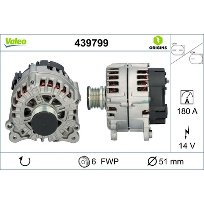 Alternátor VALEO 439799