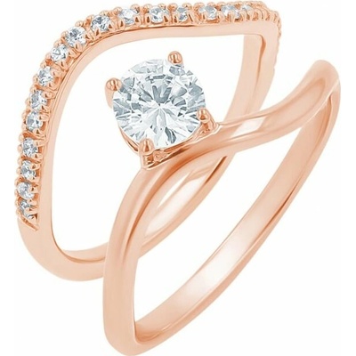 Eppi Romantický zásnubný set prsteňov s lab grown diamantmi Kayla RE48925