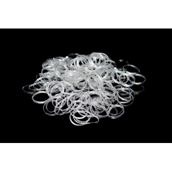 gumičky silikonové průsvitné