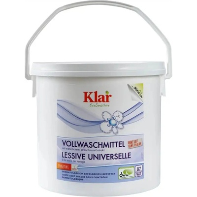 Klar Prací prášek z mýdlových ořechů sensitive 4,4 kg