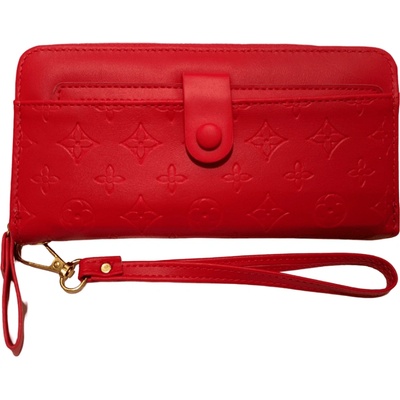 Дамски портфейл с метален цип, външни джобове 0956-3