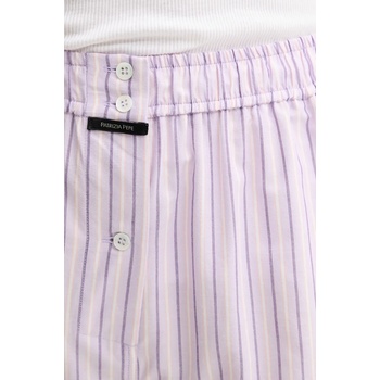 Patrizia Pepe Късо долнище на пижама Patrizia Pepe в розово от памук 2I0139 A569 (2I0139.A569)