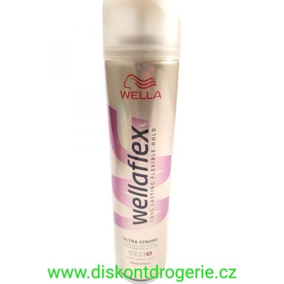 Wella Wellaflex Shine & Hold lak na vlasy ultra silný 250 ml