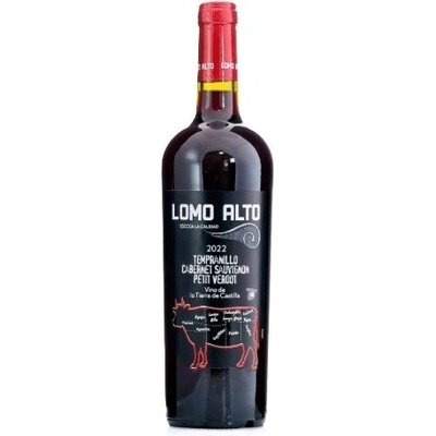 Lomo Alto Tempranillo Cabernet Petit 13,5% 0,75 l (holá láhev)