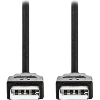 Nedis CCGL60000BK50 USB 2.0, 2× zástrčka USB-A, 5m, černý