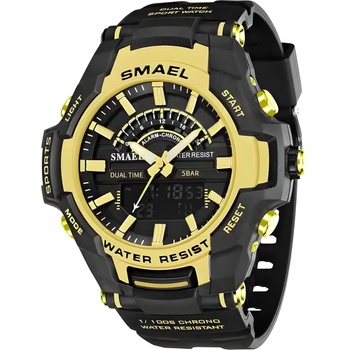 SMAEL Часовник smael ve-29460 - Черен / Златен kp29460