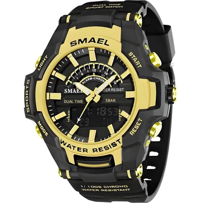 SMAEL Часовник smael ve-29460 - Черен / Златен kp29460