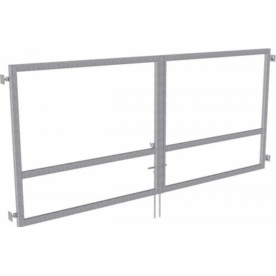 Dvojkrídlová vjazdová brána š. 450 x v. 170 cm