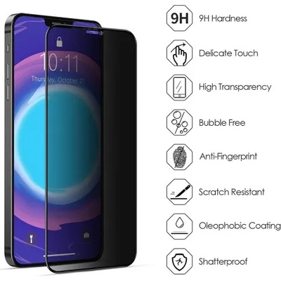 Стъклен протектор Privacy Anti-peep за Apple iPhone 13 mini