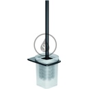 Kielle Vega WC štětka nástěnná s držákem matné sklo matná černá 40518004