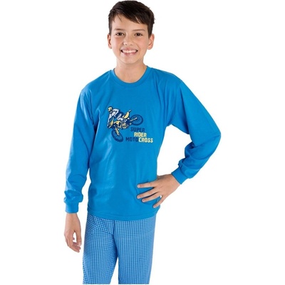 Bettymode detské pyžamo Motocross blue