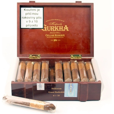 Gurkha Cellar Res.18y Edic.Espec.Hedonism Gran Rothchild 1/20