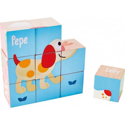Hape Drevené kocky priatelia