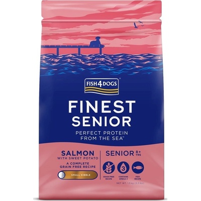 Fish4Dogs Finest Extra Small s lososom a zemiakmi 1,5 kg
