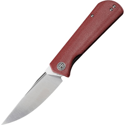 ! Petrified Fish PFP07 Viking Satin K110 Red Micarta PFP07RMS