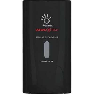 Papernet Диспенсър за течен сапун Papernet, презареждаем, черен, 1 L, (5050160075)