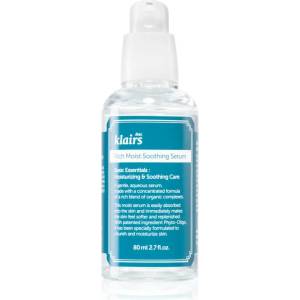 Dear, Klairs Rich Moist Soothing Serum успокояващ серум за лице с хидратиращ ефект 80ml