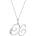 Silenti Jewelry Сребърно колие "Х