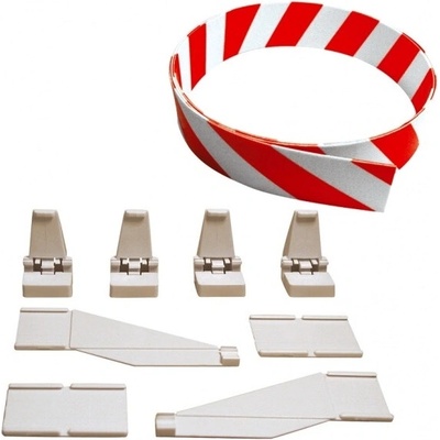 Carrera Mantinel a držáky pro autodráhy Evolution Digital 132 a Digital 124 sada 3 m