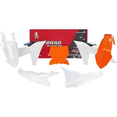 Rtech sada plastov KTM oranžovo-černo-biela 6 dielov