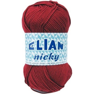 VSV Pletací příze Elian Nicky 174 - vínová