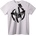 NOONEBRAND Тениска Skull Cross - XS, White