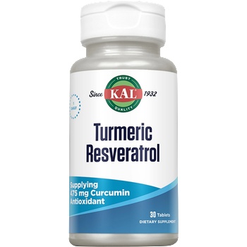 KAL Куркума Ресвератрол - 30 таблетки