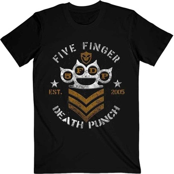Five Finger Death Punch Риза Chevron Unisex Black XL (FFDPTS0808MB04)