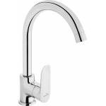 INVENA Кухненски смесител Invena Esla с едноръкохватков механизъм, хром (BZ-94-001-V)