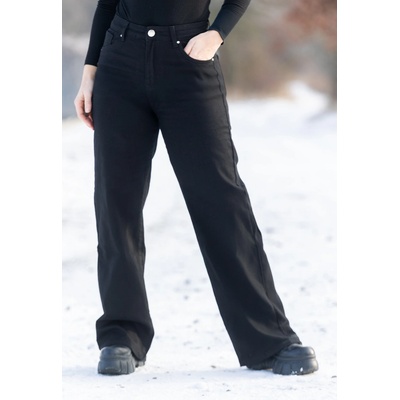 GOODIES Dámské široké džíny URBAN black DJ2498-1 – Sleviste.cz