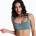 Roxy Горнище на бански костюм ROXY Solid Essentials Bralette agave green