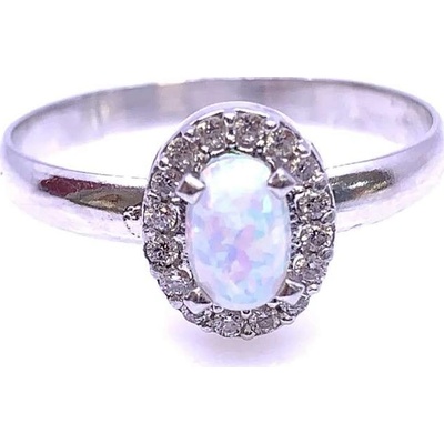 Šperky Jan Kos Jewellery Stříbrný prsten s opálem 32106756