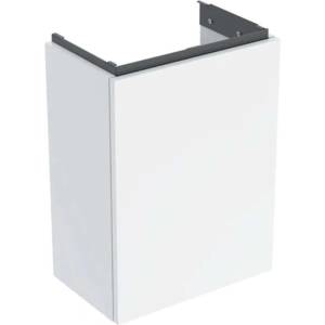 Geberit Acanto - Шкафче за умивалник, 54x39x25 см, 1 врата, панти ляво/дясно, лъскаво бяло 503.001. 01.1 (503.001.01.1)