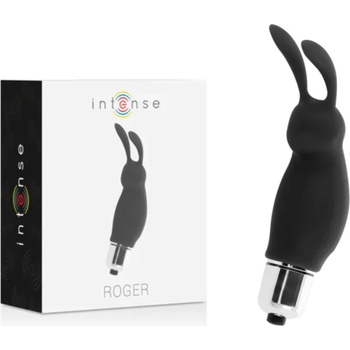 Image 1 of Вибриращ заек, ергономичен, компактен, 9см. - Intense Rabbit Roger Black (D-221086)