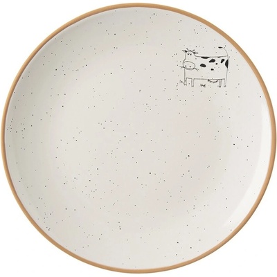 ORION Keramický dezertní talíř STATEK kráva 19,5 cm