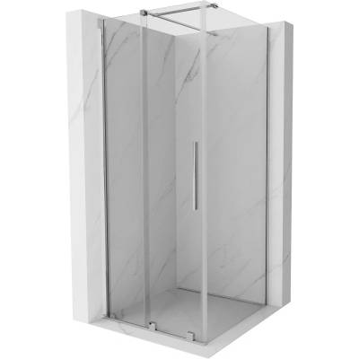 Mexen Velar плъзгаща се душ кабина 100 x 100 см, прозрачна, хром - 871-100-100-01-01 (871-100-100-01-01)