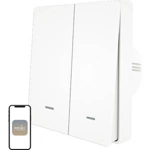 Moes ZS-B-EU2 ZigBee 2-канален ключ за осветление (ZS-B-EU2-WH-MS)