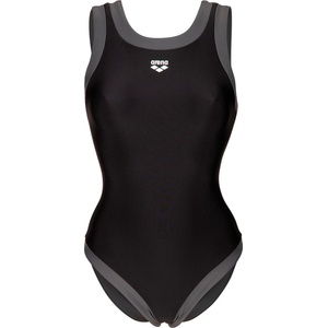 arena Дамски бански костюм Arena Women's Bold Lines Swimsuit - Black / Asphalt - размер 36 (EU) (150-6701-0113)