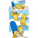 Jerry Fabrics bavlna povlečení Simpsons Family Clouds 140x200 70x90