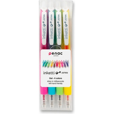 Penac Inketti gelový roller 4 barvy světlé 7060246016