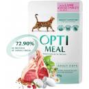 OPTIMEAL adult cats with lamb and veggies in jelly 12 x 85 g